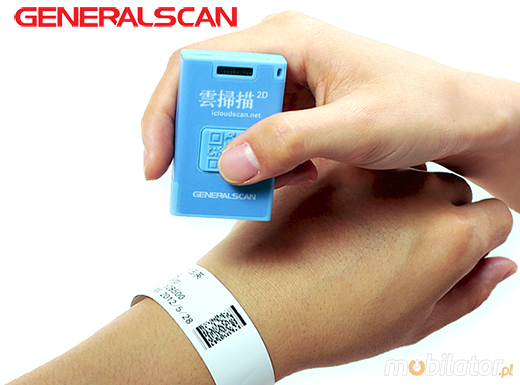 GENERALSCAN GS-M510BT-HIS Bluetooth 3.0 Generalscan Skaner 1D 2D CMOS Bezprzewodowy Bluetooth 3.0 Porczny Kompatybilny Windows Android IOS mobilator.pl New Portable Devices Mobilne Skanery kodw kreskowych MINI Barcode Scanner