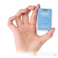 GENERALSCAN GS-M510BT-HIS Bluetooth 3.0 Generalscan Skaner 1D 2D CMOS Bezprzewodowy Bluetooth 3.0 Porczny Kompatybilny Windows Android IOS mobilator.pl New Portable Devices Mobilne Skanery kodw kreskowych MINI Barcode Scanner