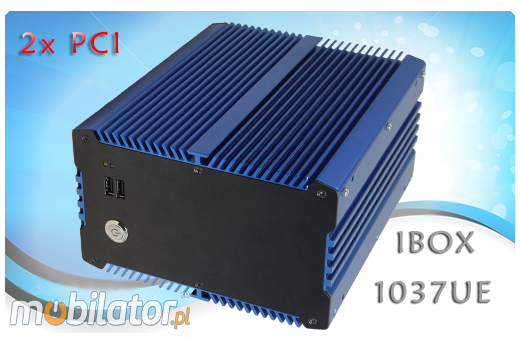 Fanless Industrial Computer MiniPC IBOX- 1037UE (2PCI)