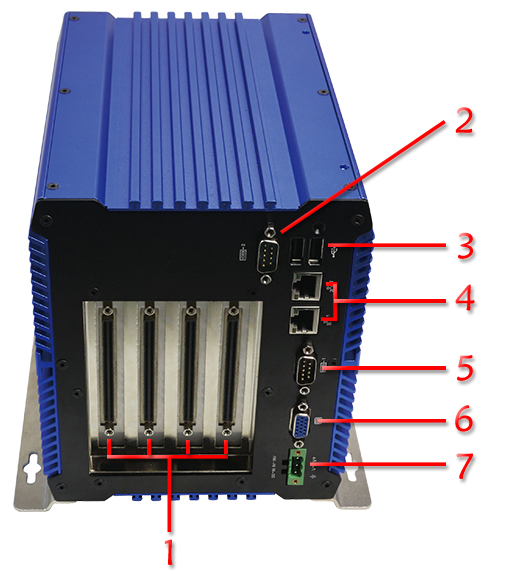 Fanless Industrial Computer MiniPC IBOX- 1037UE (4PCI)