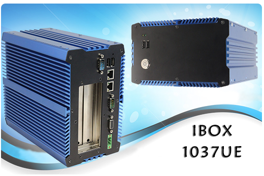 Fanless Industrial Computer MiniPC IBOX- 1037UE (2PCI)