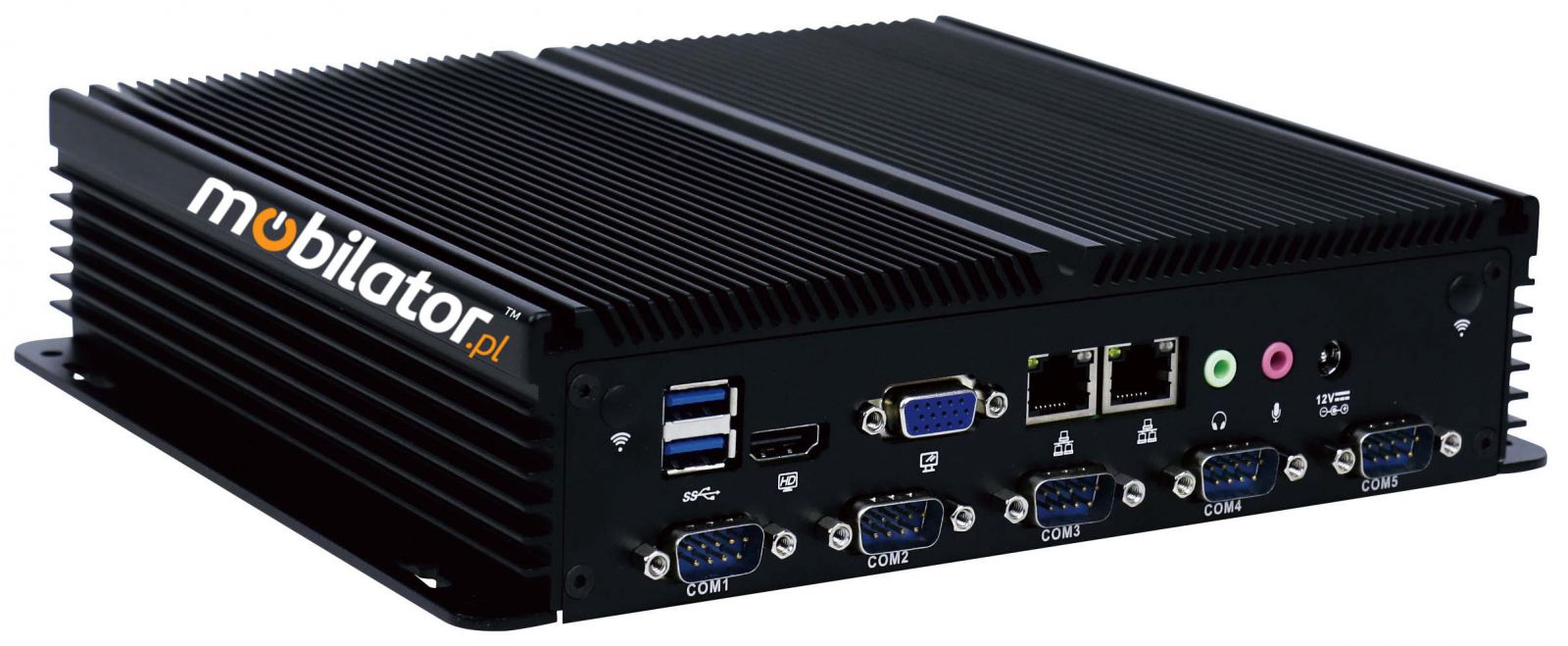 IBOX-205 Industrial computer for warehouse applications with WiFi 3G 4G 6x COM module