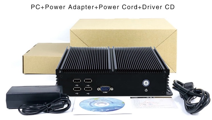 IBOX-205 Industrial computer for warehouse applications with WiFi 3G 4G 6x COM module