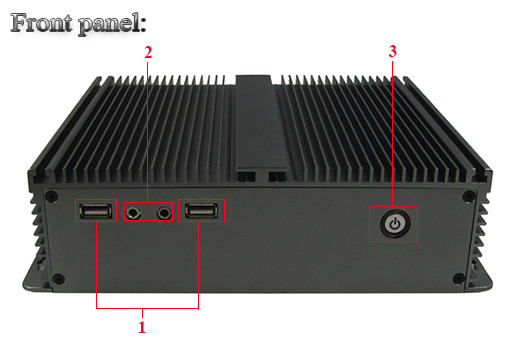 Przemysowy Fanless MiniPC IBOX-D2550A