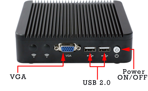 Industrial Computer Fanless MiniPC Nuc IBOX-501 N10-A