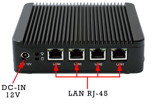 Industrial Computer Fanless MiniPC Nuc IBOX-501 N10-A