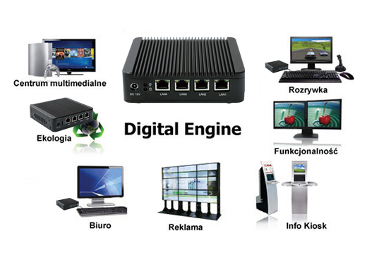 Industrial Computer Fanless MiniPC Nuc IBOX-501 N10-B