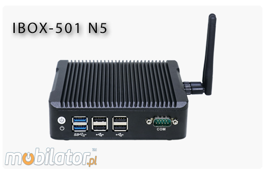 Industrial Computer Fanless MiniPC Nuc IBOX-501 N5