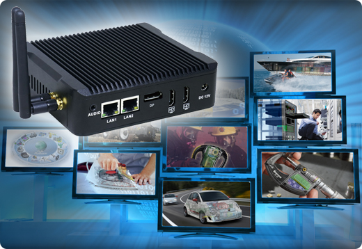 Industrial Computer Fanless MiniPC Nuc IBOX-501 N5