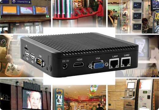 Industrial Computer Fanless MiniPC Nuc IBOX-501 N1-A