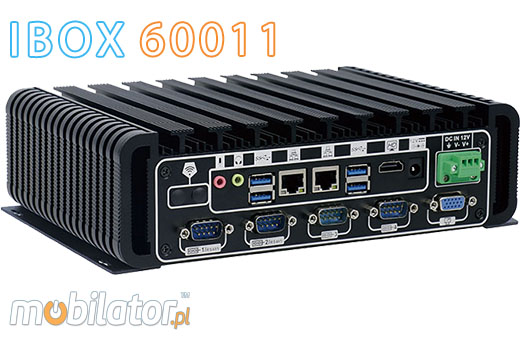 Durable Computer Industrial Fanless MiniPC IBOX-60011 umpc mobilator intel core i5