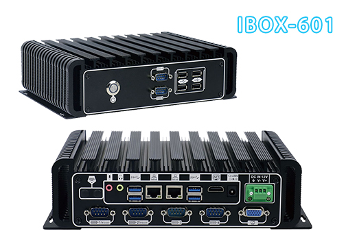 Industrial Computer Fanless MiniPC IBOX-601i3U