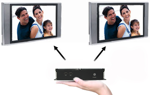 Przemysowy Fanless MiniPC IBOX-D2550B