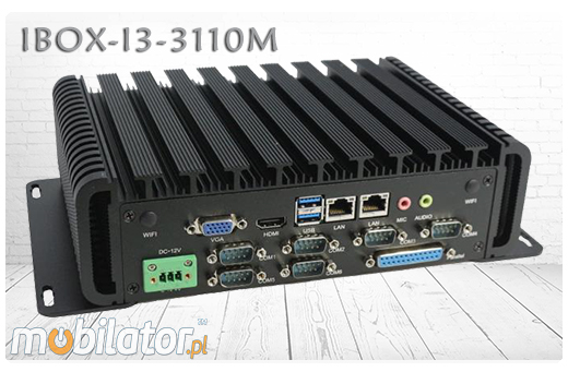 Industrial Computer Fanless Mini PC IBOX-I3-3110m (WiFi)