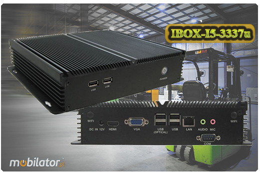 Przemysowy Fanless MiniPC IBOX-I5-3337u