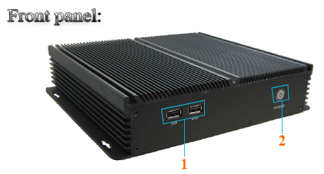 Przemysowy Fanless MiniPC IBOX-ION2