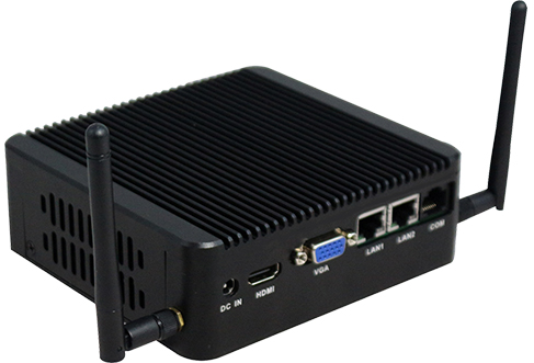 Industrial Computer Fanless MiniPC Nuc IBOX-Nano- J1800 N2B