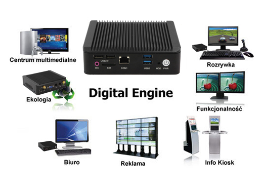 Industrial Computer Fanless MiniPC Nuc IBOX-Nano- J1900