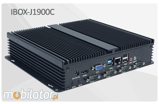 Industrial Computer Fanless MiniPC IBOX-J1900C 