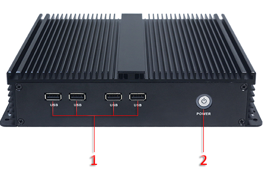 Industrial Computer Fanless MiniPC IBOX-J1900C