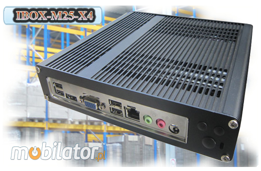 Przemysowy Fanless MiniPC IBOX-M25-X4
