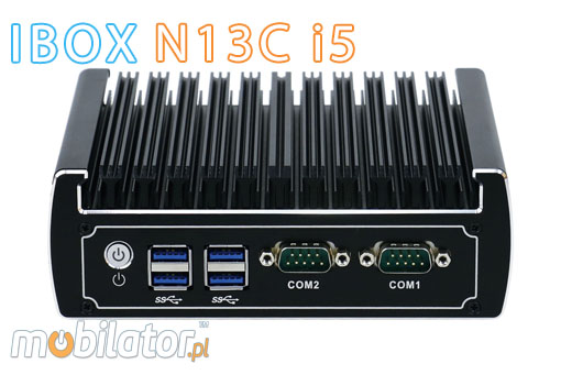 Durable Computer Industrial Fanless MiniPC IBOX-N13C i5  umpc mobilator  intel core i5