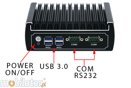 Durable Computer Industrial Fanless MiniPC IBOX-N13C i5  umpc mobilator.pl intel core i5