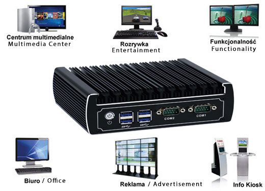 Durable Computer Industrial Fanless MiniPC IBOX-N13C i5  mobilator umpc intel core i5