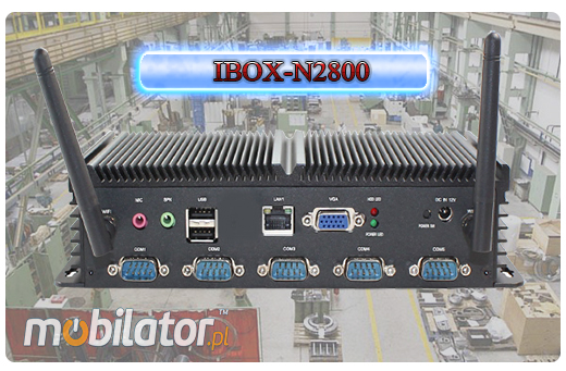 Przemysowy Fanless MiniPC IBOX-N2800