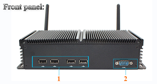 Przemysowy Fanless MiniPC IBOX-N2800A