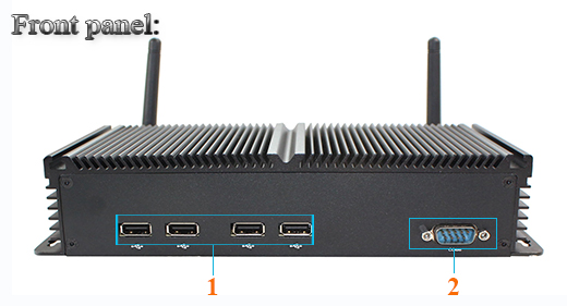 Przemysowy Fanless MiniPC IBOX-N2800