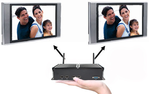 Przemysowy Fanless MiniPC IBOX-N2800A