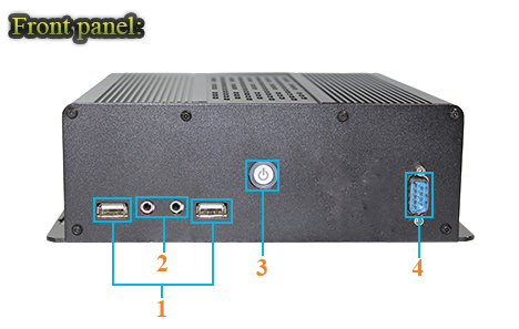 Przemysowy Fanless MiniPC IBOX-N455-S100