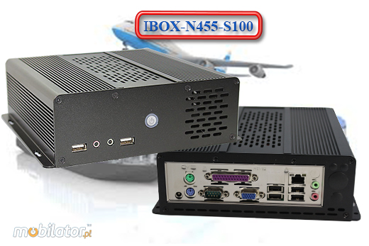 Przemysowy Fanless MiniPC IBOX-N455-S100