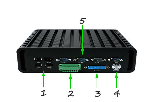 Industrial Computer Fanless Mini PC IBOX-QM87 IBOX-QM87 Mini Pc  