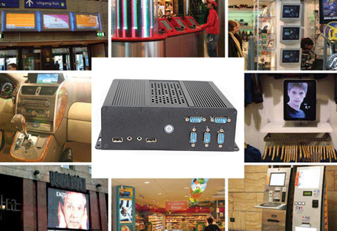 Przemysowy Fanless MiniPC IBOX-i3D61-S100-RS422/485