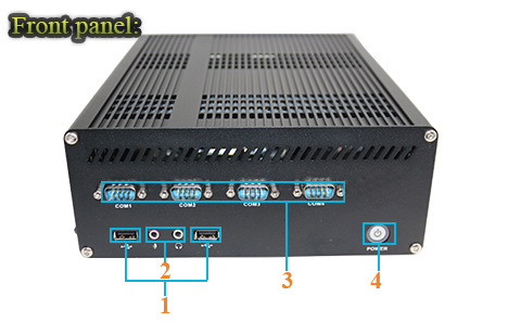 Przemysowy Fanless MiniPC IBOX-i5M61-X8