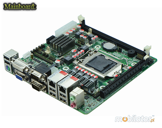 Przemysowy fanless MiniPC IBOX-i5M61-X8