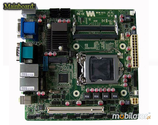 Przemysowy fanless MiniPC IBOX-i7B75-X8