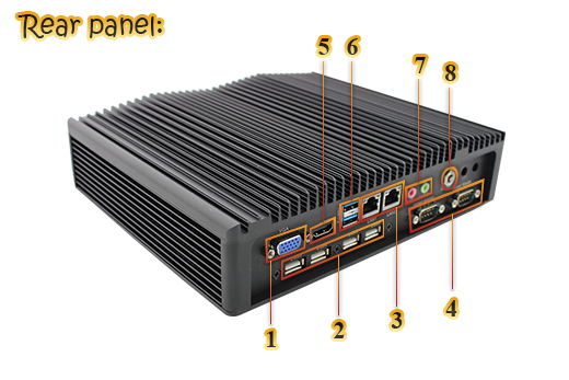 MiniPC Przemysowy Fanless MBOX-K700 i7-3667U