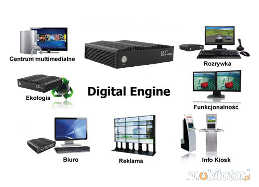 MiniPC Przemysowy Fanless MBOX-K700 i7-3667U
