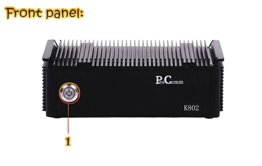 MiniPC Przemysowy Fanless MBOX K802