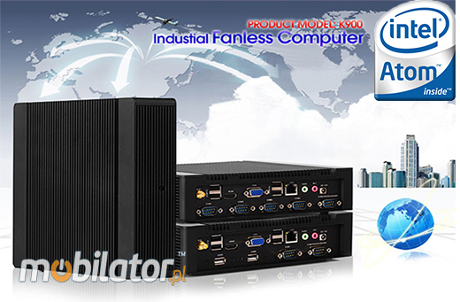 MiniPC Przemysowy Fanless MBOX-K900-D2550