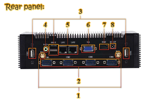 MiniPC Przemysowy Fanless MBOX K900