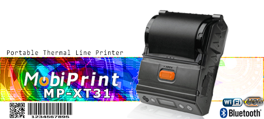 MobiPrint  MP-XT-31 Drukarka termiczna mini drukarka logo mechanizm Interfejs USB Bluetooth WiFi Mobilna Drukarka mobilator.pl windows android  New Portable Devices
