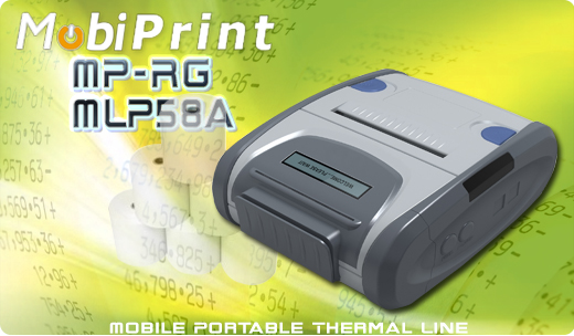 MobiPrint  MP-RGMLP58A Drukarka termiczna thermal label mini drukarka logo mechanizm Interfejs USB Bluetooth WiFi Mobilna Drukarka mobilator.pl windows android  New Portable Devices