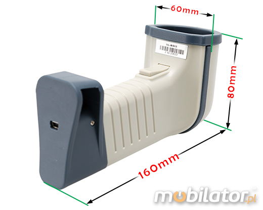 MobiScan Rugged Hand MSB03 Bluetooth 2.0  MOBISCAN MS-B03 Skaner 1D Laser Bezprzewodowy Bluetooth 2.0 Porczny MobiSCAN IP44  Kompatybilny Windows Android  mobilator.pl New Portable Devices Mobilne Skanery kodw kreskowych