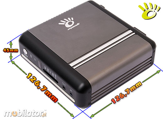 MiniPC Nettop Mini-PC May komputer Manli T4  M-T4 M1800 AMD Radeon HD 7340 AMD-M3L 1TB HDD 128GB SSD Windows 7 8GB RAM DDR 3 