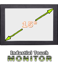 CCETouch Industial Touch Monitor CCETM15-5WR Przemysowy Monitor Panelowy  Norma odpornoci IP54 Monitor dotykowy Ekran rezystancyjny 5 wire resistive wywietlacz 15 cali LED mobilator.pl New Portable Devices VGA DVI HDMI