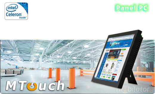 MTouch Industrial Przemysowy PanelPC MobiBOX 12  Komputer panelowy Panel PC  Przemysowy komputer panelowy Ekran pojemnociowy capacitive wywietlacz 12 cali mobilator.pl New Portable Devices Windows RS-232 COM VGA HDMI Intel Celeron 